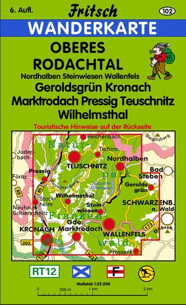 Fritsch Karte Oberes Rodachtal