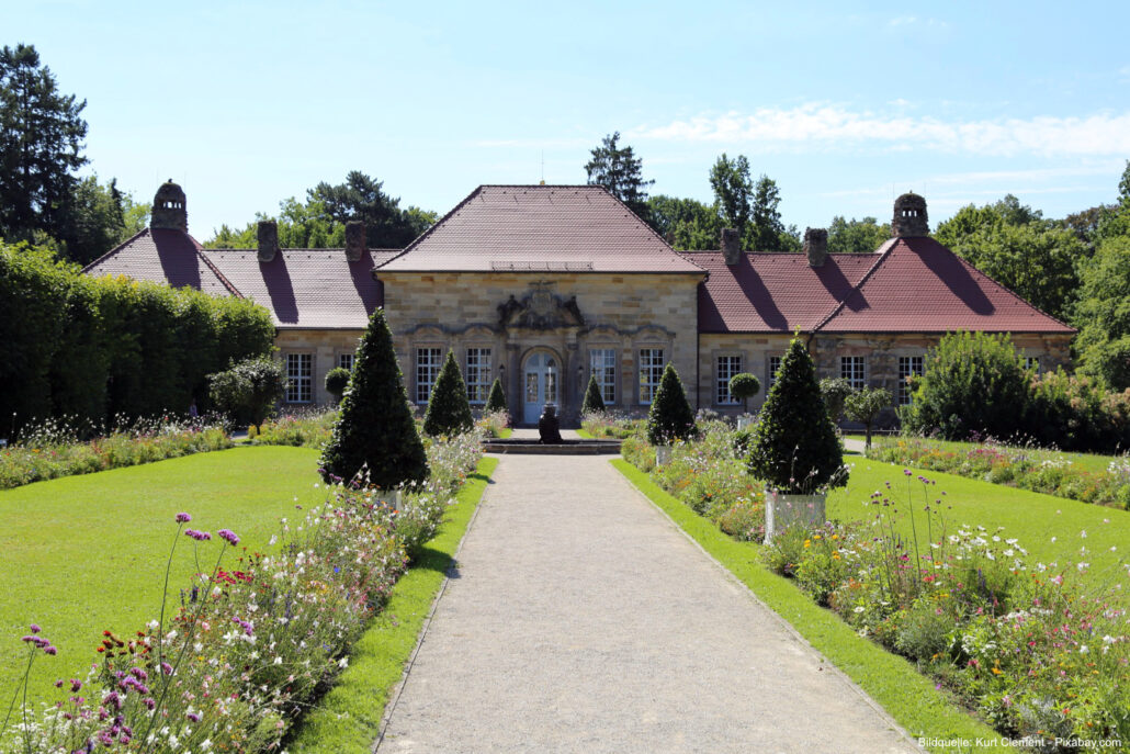 Bayreuth Eremitage, Hofgarten und Altes Schloss