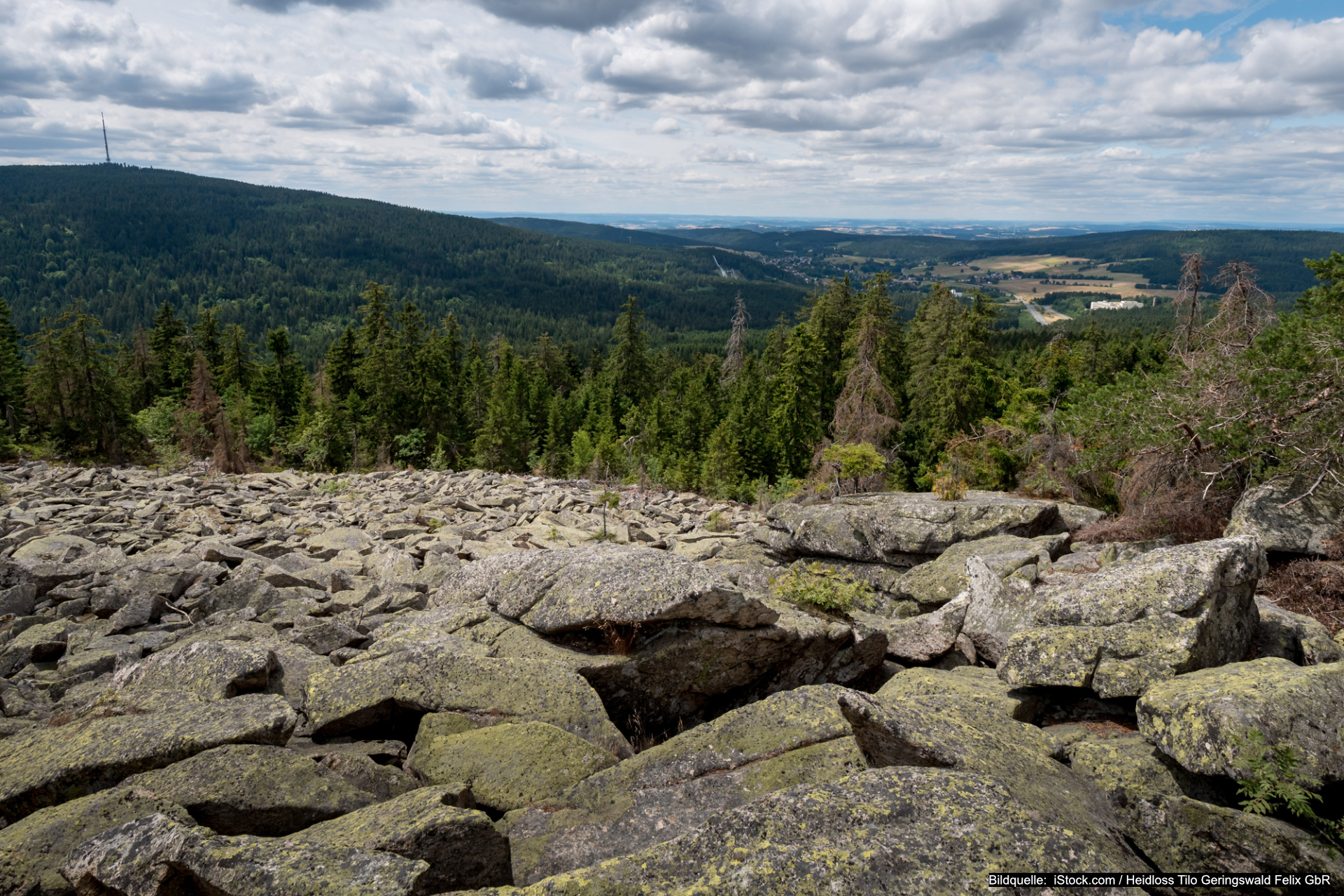 Die schönsten Berggipfel im Fichtelgebirge, der Haberstein