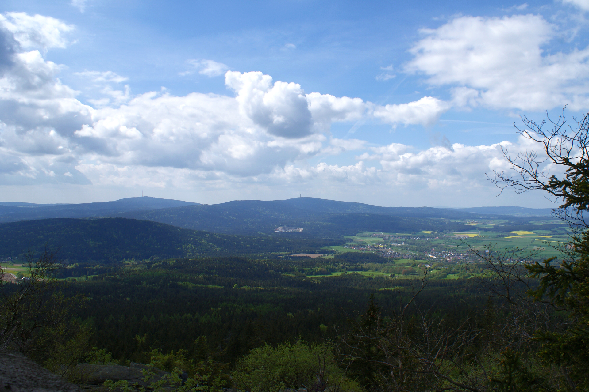 Die schönsten Berggipfel im Fichtelgebirge, die Kösseine.