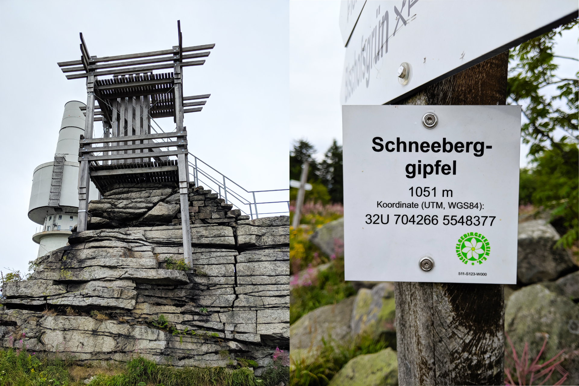 Die schönsten Berggipfel im Fichtelgebirge, der Schneeberg.